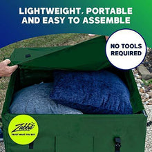 Load image into Gallery viewer, YardStash YSSB02 Outdoor Storage Deck Box, Medium, Green
