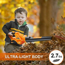 Load image into Gallery viewer, SnapFresh Leaf Blower - 20V Cordless Leaf Blower with Battery &amp; Charger, Electric Leaf Blower for Yard Cleaning, Lightweight Leaf Blower Battery Powered for Snow Blowing (Battery &amp; Charger Included)
