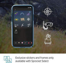 Load image into Gallery viewer, HP Sprocket Select Portable 2.3x3.4" Instant Photo Printer (Eclipse) Print Pictures on Zink Sticky-Backed Paper from your iOS &amp; Android Device.

