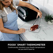 Load image into Gallery viewer, Ninja FG551 Foodi Smart XL 6-in-1 Indoor Grill with 4-Quart Air Fryer Roast Bake Dehydrate Broil and Leave-in Thermometer, with Extra Large Capacity, and a Stainless Steel Finish
