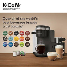 Load image into Gallery viewer, Keurig K-Cafe Single-Serve K-Cup Coffee Maker, Latte Maker and Cappuccino Maker, Comes with Dishwasher Safe Milk Frother, Coffee Shot Capability, Compatible With all Keurig K-Cup Pods, Dark Charcoal
