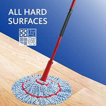 Load image into Gallery viewer, O-Cedar MicroTwist Microfiber Twist Mop with 2 Extra Refills
