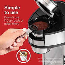 Load image into Gallery viewer, Hamilton Beach Scoop Single Serve Coffee Maker, Fast Brewing, Stainless Steel (49981A)
