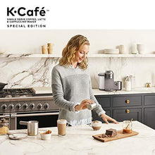 Load image into Gallery viewer, Keurig K-Cafe Special Edition Single Serve K-Cup Pod Coffee, Latte and Cappuccino Maker, Comes with Dishwasher Safe Milk Frother, Shot Capability, Nickel
