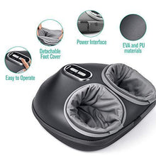 Load image into Gallery viewer, Nekteck Shiatsu Foot Massager Machine with Soothing Heat, Deep Kneading Therapy, Air Compression, Relieve Foot Pain and Improve Blood Circulation,Adjustable Intensity Relax for Home or Office Use
