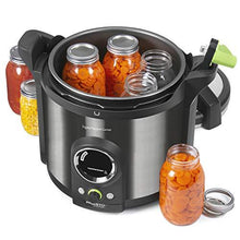 Load image into Gallery viewer, Presto 02144 12Qt Digital Canner, Black Stainless
