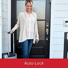 Load image into Gallery viewer, Kwikset 99420-001 Aura Bluetooth Programmable Keypad Door Lock Deadbolt Featuring SmartKey Security, Satin Nickel
