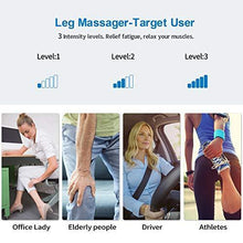 Load image into Gallery viewer, RENPHO Leg Massager for Relaxation, Compression Massage for Foot and Calf , with 3 Intensity 2 Modes, Useful for Circulation and Leg Muscle Fatigue Relief, Mothers Day Gifts
