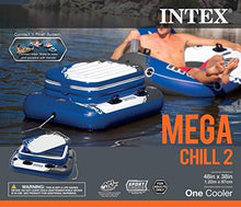 Load image into Gallery viewer, Intex Inflatable Mega Chill II 72 Can Cooler Float + River Run Tube (4 Pack)
