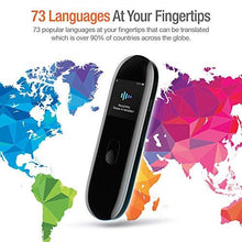 Load image into Gallery viewer, CheetahTALK Plus CM Portable AI Real-time Language Translator (Support 73 Languages) Two Way Voice Interpreter Smart Translation Compatible with ISO/Android Device- Black
