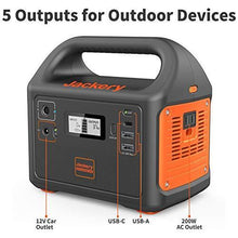 Load image into Gallery viewer, Jackery Portable Power Station Explorer 160, 167Wh Lithium Battery Solar Generator (Solar Panel Optional) Backup Power Supply with 110V/100W(Peak 150W) AC Outlet for Outdoors Camping Fishing Emergency
