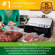 Load image into Gallery viewer, FoodSaver V4400 2-in-1 Vacuum Sealer Machine with Automatic Bag Detection and Starter Kit | Safety Certified | Black and Silver
