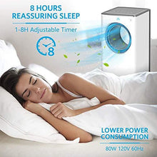 Load image into Gallery viewer, Evaporative Air Cooler-3-in-1 Portable Air Cooling Fan, Instant Cool &amp; Humidify with 3 Speeds, No Noise Tower Fan, No Dust, 3 Modes, 8H Timer, Bladeless Fan for Large Room Office
