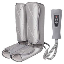 Load image into Gallery viewer, Leg Compression Massager Foot and Calf Massager Machine with Optional Heat 3 Modes 4 Intensities Handheld Controller for Feet, Legs, Calves Muscle Relaxation - Home and Office Use
