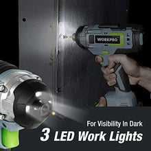 Load image into Gallery viewer, WORKPRO 20V Cordless Drill Combo Kit, Drill Driver and Impact Driver with 2x 2.0Ah Batteries and 1 Hour Fast Charger
