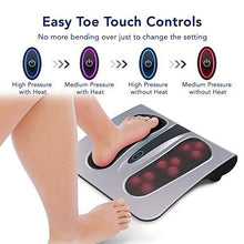 Load image into Gallery viewer, Miko Foot Massager with Heat, Shiatsu Feet Massage Machine with Deep Kneading Circulation, Rotating Heat for Plantar Fasciitis, Foot Pain Relief - Home &amp; Office Use

