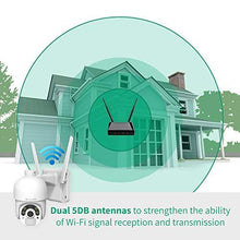 Load image into Gallery viewer, Pan Tilt Battery Powered Wireless Security Camera Outdoor 355° 2.4G WiFi Home Surveillance System with Spotlight Color Night Vision and Motion Detection-Soliom S800

