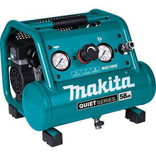 Load image into Gallery viewer, Makita MAC100Q Quiet Series, 1/2 HP, 1 Gallon Compact, Oil-Free, Electric Air Compressor
