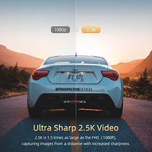 Load image into Gallery viewer, VanTop H610 10" 2.5K Mirror Dash Cam for Cars with Full Touch Screen, Waterproof Backup Camera Rear View Mirror Camera, Enhanced Night Vision with Sony Starvis Sensor, Parking Assistance
