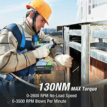 Load image into Gallery viewer, WORKPRO 20V Cordless Drill Combo Kit, Drill Driver and Impact Driver with 2x 2.0Ah Batteries and 1 Hour Fast Charger
