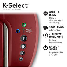 Load image into Gallery viewer, Keurig K-Select Coffee Maker, Single Serve K-Cup Pod Coffee Brewer, With Strength Control and Hot Water On Demand, Vintage Red
