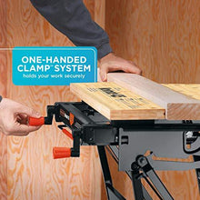 Load image into Gallery viewer, BLACK+DECKER Portable Workbench, Project Center and Vise (WM425-A)
