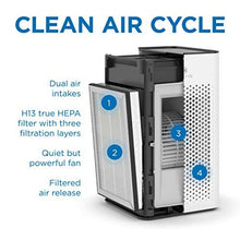 Load image into Gallery viewer, Medify MA-25 Air Purifier with H13 HEPA filter - a higher grade of HEPA for 500 Sq. Ft. Air Purifier | Dual Air Intake | Two '3-in-1' Filters | 99.9% removal in a Modern Design (1-Pack, Silver)
