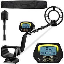 Load image into Gallery viewer, sakobs Metal Detector, Higher Accuracy Adjustable Waterproof Metal Detectors with LCD Display, Discrimination &amp; Notch &amp; All Metal Mode 10 Inch Search Coil for Adults &amp; Kids
