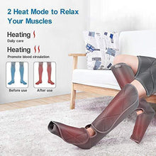 Load image into Gallery viewer, RENPHO Leg Massager with Heat, Compression Calf Thigh Foot Massage, Adjustable Wraps Design for Most Size, with 6 Modes 3 Intensities, Gifts for Mom Dad Elder to Relax Leg Muscle
