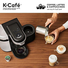 Load image into Gallery viewer, Keurig K-Cafe Single-Serve K-Cup Coffee Maker, Latte Maker and Cappuccino Maker, Comes with Dishwasher Safe Milk Frother, Coffee Shot Capability, Compatible With all Keurig K-Cup Pods, Dark Charcoal
