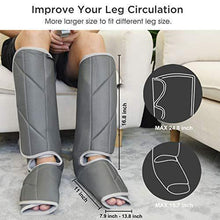 Load image into Gallery viewer, RENPHO Leg Massager for Relaxation, Compression Massage for Foot and Calf , with 3 Intensity 2 Modes, Useful for Circulation and Leg Muscle Fatigue Relief, Mothers Day Gifts

