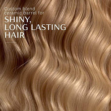 Load image into Gallery viewer, T3 - SinglePass Curl 1 ¼" Professional Curling Iron Custom Blend Ceramic Curling and Styling Iron with Adjustable Heat Settings for Shiny Smooth Curls and Waves, White/Rose Gold
