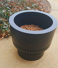 Load image into Gallery viewer, HY-C FG-19 Flame Genie Portable Smoke-Free Inferno Wood Pellet Fire Pit, USA Made, 19" Diameter, Black
