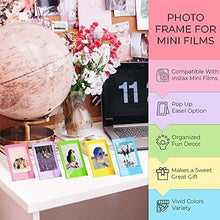Load image into Gallery viewer, Fujifilm Instax Mini 11 Instant Camera + Instax Mini Twin Pack Film + Hanging Frames + Plastic Frames + Case + Close Up Filters - All Inclusive Bundle! (Blush Pink)

