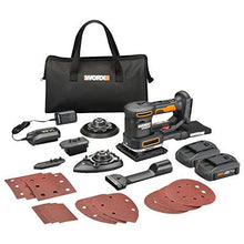 Load image into Gallery viewer, WORX WX820L.2 20V 2.0Ah Cordless Multi-Purpose Sander with 2 Batteries and 1 Charger
