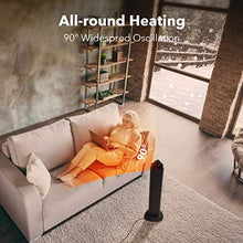Load image into Gallery viewer, Patio Heater-750/1500W ETL Certified Electric Space Heater for Large Room, 3s Instant Heat, Heat up 400Sq Ft, 90° Oscillation, Radiant Heater with Overheat Tip-over Protection for Outdoor &amp; Indoor Use, Waterproof
