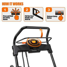 Load image into Gallery viewer, TACKLIFE Snow Blower, 15-Amp, Electric Snow Thrower, 20-in Working Width, 180°Chute Rotation, 30-FT Throwing Distance

