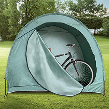 Load image into Gallery viewer, H&amp;ZT Bike Cover Storage Tent Tricycle Cover Storage Shed Tent Durable Polyester Waterproof Anti-Dust Portable Foldable Bike Tent (78 x 63 x 33 inches)
