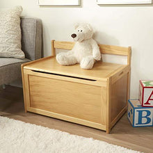 Load image into Gallery viewer, Wooden Toy Chest - Gray
