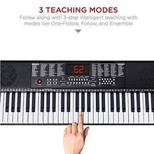 Load image into Gallery viewer, Best Choice Products 61-Key Beginners Electronic Keyboard Piano Set w/LED Screen, Recorder, 3 Teaching Modes, H-Stand, Stool, Headphones, Microphone
