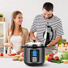 Load image into Gallery viewer, Mueller 6 Quart Pressure Cooker 10 in 1, Cook 2 Dishes at Once, Tempered Glass Lid incl, Saute,  Slow Cooker, Rice Cooker, Yogurt Maker and Much More
