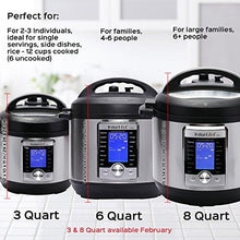Load image into Gallery viewer, Instant Pot Ultra 80 Ultra 8 Qt 10-in-1 Multi- Use Programmable Pressure Cooker, Slow Cooker, Rice Cooker, Yogurt Maker, Cake Maker, Egg Cooker, Sauté, and more, Stainless Steel/Black
