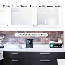 Load image into Gallery viewer, Smart Lock,SMONET Fingerprint Door Lock with Reversible Handle,Keyless Entry Bluetooth Lock ,Free APP,IC Card,Anti-peep Code,Work with Alexa (Need Extra Gateway),Smart Lever for Home,Office
