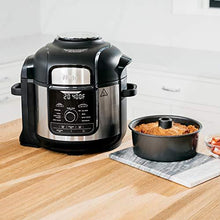 Load image into Gallery viewer, Ninja FD401 Foodi 8-Quart 9-in-1 Deluxe XL Pressure Cooker, Air Fry, Crisp, Steam, Slow Cook, Sear, Saute, Bake, Roast, Broil, Yogurt, Dehydrate, Extra Large Capacity, 45 Recipe Book, Stainless Finish
