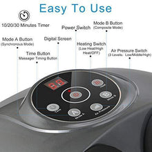 Load image into Gallery viewer, CINCOM Foot Massager with Heat &amp; Air Compression for Foot Deep Shiatsu Kneading Massage with 3 Intensities 2 Modes Auto-Off Timer for Relax
