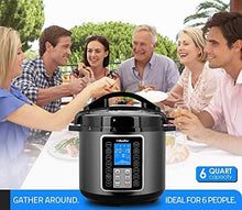 Load image into Gallery viewer, Mueller 6 Quart Pressure Cooker 10 in 1, Cook 2 Dishes at Once, Tempered Glass Lid incl, Saute,  Slow Cooker, Rice Cooker, Yogurt Maker and Much More
