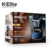 Load image into Gallery viewer, Keurig K-Elite Coffee Maker, Single Serve K-Cup Pod Coffee Brewer, With Iced Coffee Capability, Brushed Silver
