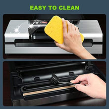 Load image into Gallery viewer, Potane Precision Vacuum Sealer Machine,Pro Food Sealer with Built-in Cutter and Bag Storage(Up to 20 Feet Length), Both Auto&amp;Manual Options,2 Food Modes,Includes 2 Bag Rolls 11”x16’ and 8”x16’,Compact Design
