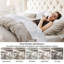 Load image into Gallery viewer, Bedsure Linen Duvet Cover King 55% Cotton 45% Linen Duvet Cover Set - 3 Pieces Comforter Cover Set (104 x 90 inchs,No Comforter Included)
