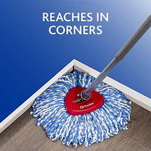 Load image into Gallery viewer, O-Cedar EasyWring RinseClean Microfiber Spin Mop &amp; Bucket Floor Cleaning System with 2 Extra Refills, Grey
